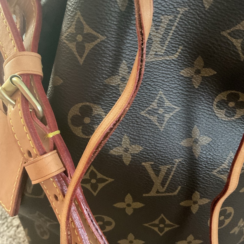 Brown Monogram Drawstring Bucket Bag - image 4